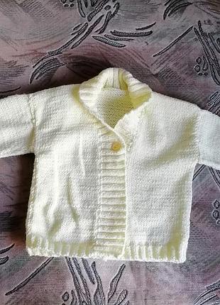 Кофта вязаная на возраст 18-24 месяцев, одежда на девочку, одежда на девочку