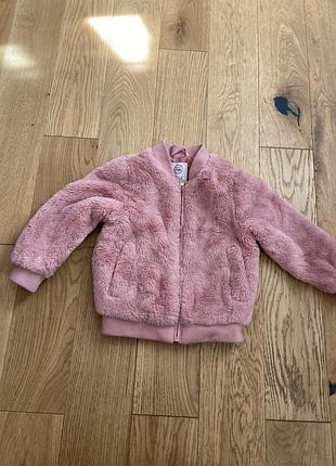 Дитяча курточка (бомбер) з штучного хутра