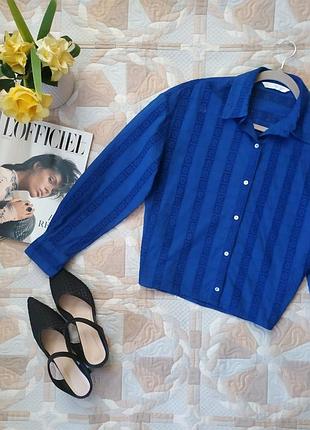 Шикарная натуральная блуза прошва шитья, 100% хлопок, mango