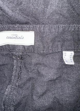 Шорты лен черные 4