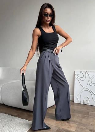 Брюки палаццо 5