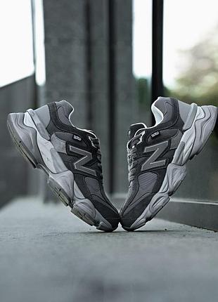 Кросівки new balance 9060 темно-сірі