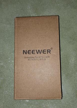 Основа камеры neewer для sony a7 iv a7r iv a7r v a7s iii нижняя монтажная база с arca type qr 2