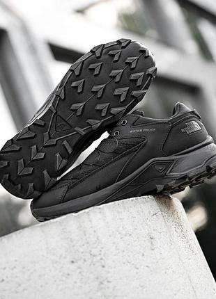 Термо кросівки the north face black на автозав’язці