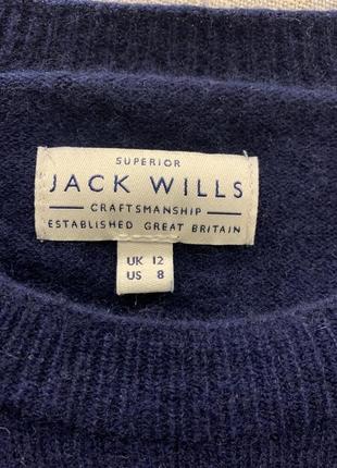 Свитер пуловер бренда jack wills, шерсть, кашемир. размер м.6 фото