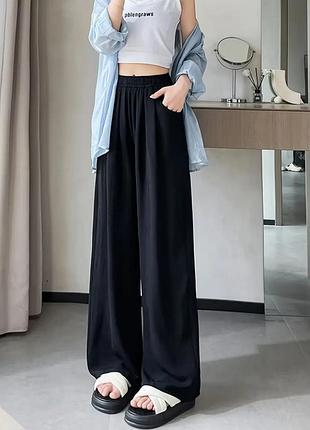 Брючки базовые брюки широкие