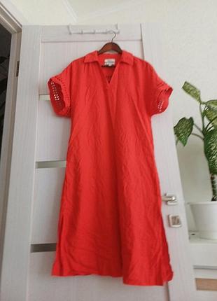 Платье лен 100%