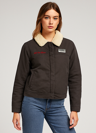 Женская шерпа vans куртка утепленная