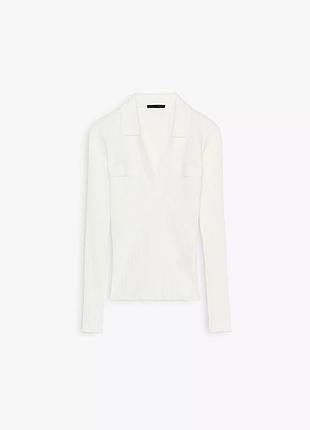 Гольф в рубчик поло zara