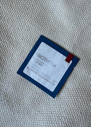 Biotherm blue therapy uplift night ночной подтягивающий крем пробник