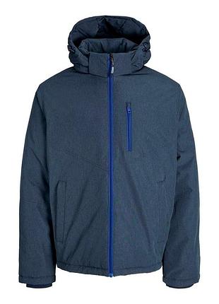 Зимова  чоловіча куртка в спортивному стилі зі знімним капюшоном  jack & jones