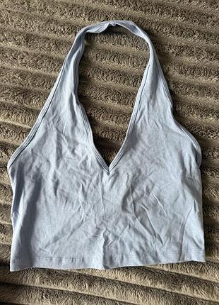 Топ топік голубий топ блакитний