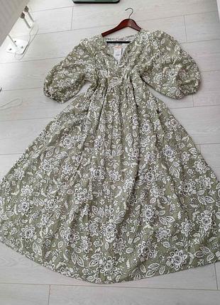 Платье вискозное на л