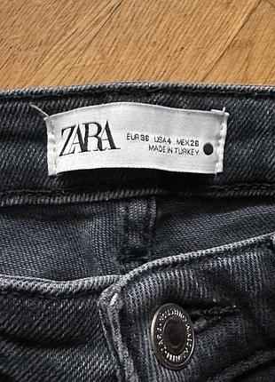 Джинсы черные zara