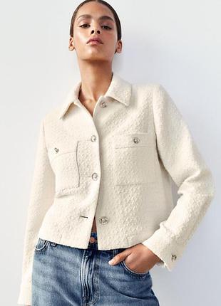 Піджак жакет zara з золотими ґудзиками