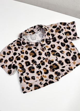 Сорочка next леопардова
