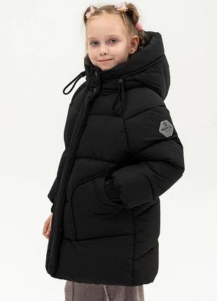 Зимова куртка, пуховик sofia для дівчинки/чорний