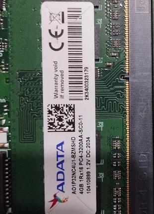 Оперативная память для ноутбука ddr4 4gb