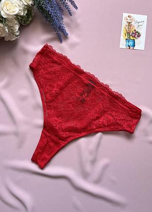 Мереживні червоні трусики від esmara