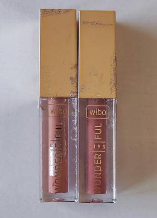 Помада жидкая нюдовая wibo wonderful lips новая
