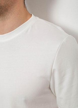 Футболка мужская однотонная, цвет молочный, 238r155