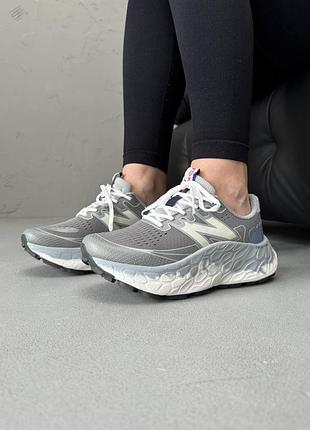 Кроссовки new balance fresh foam grey/white 36-45 размеры