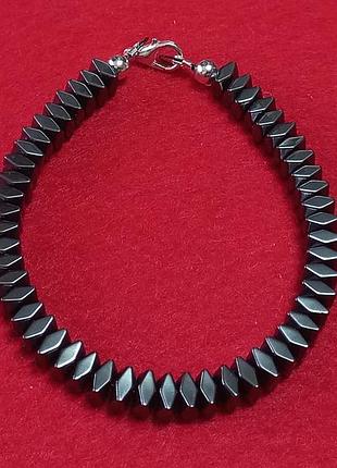 Браслет - гематит- размеры.