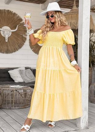 Платье муслиновое легкое