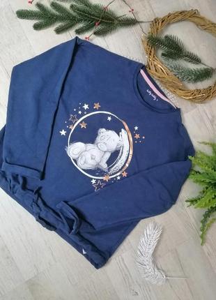 Толстовка тепла з ведмедиком тедді marks&spencer коттон