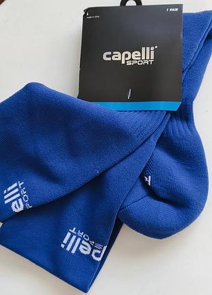 Чоловічі гетри гольфи футбольні сині 40 41 42 розмір capelli sport soccer socks