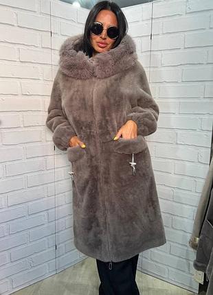 Еко шуба міді шубка еко хутро шуба батал еко хутро