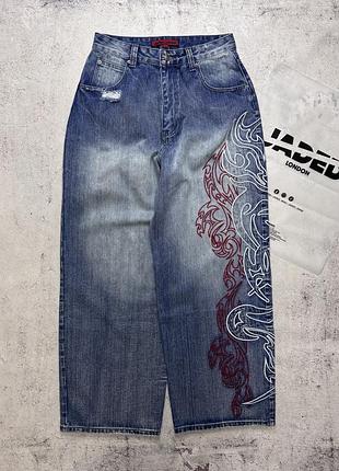 Штани джинси jaded london layered tribal xl colossus jeans