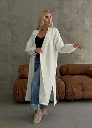Жіночий довгий кардиган