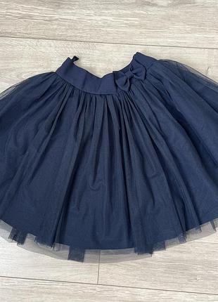 Синя спідниця для дівчинки