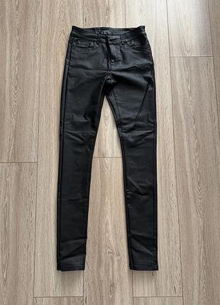 Штани з еко шкіри