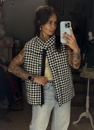 Ефектний жіночий дилет гусяча лапка🖤🤍🖤🤍🖤🤍🖤