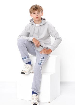 Штани спортивні для хлопчиків, вільний крій, начос, носи своє, 347 грн