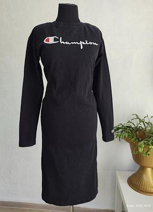 Платье миди трикотаж