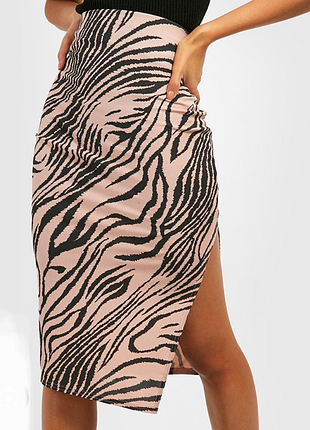 Юбка в рубчик