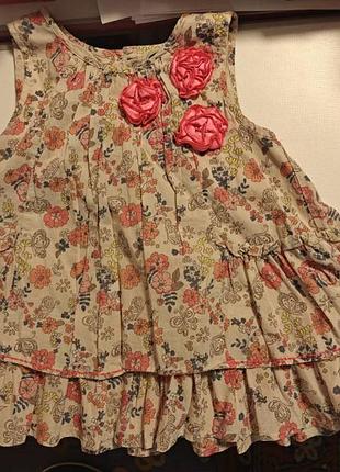 Блуза/блузка пышная autograph by mark & spencer для девочки