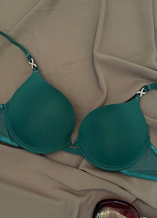 Бюстгальтер женский изумрудный код п1068