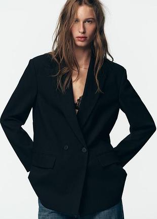 Двобортний блейзер оверсайз