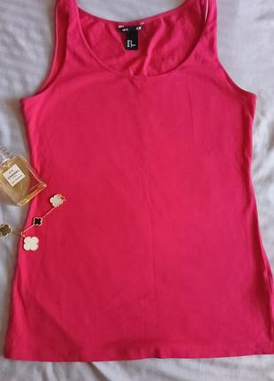 Топ малиновый, фуксия размер м, бренд h&amp;m