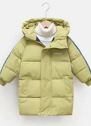 Куртка удлиненная еврозима с капюшоном