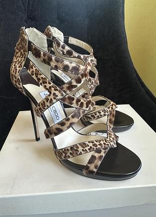 Босоніжки леопард jimmy choo оригінал