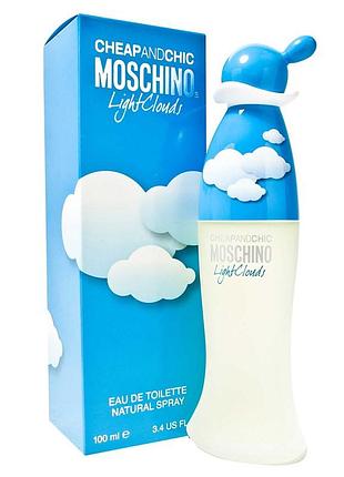 Женская туалетная вода cheap & chic light clouds moschino (нежный, легкий, приятный аромат)