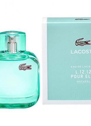 Lacoste eau de l.12.12 pour elle natural edt 90 m