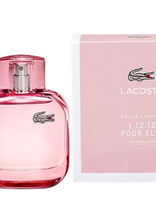 Lacoste eau de l.12.12 pour elle sparkling edt 90 ml