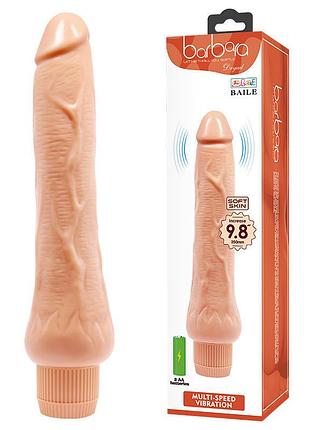 Реалистичный вибратор телесного цвета barbara dryad 9.8 soft skin