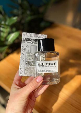 Zadig & voltaire this is her тестер 60 ml duty free